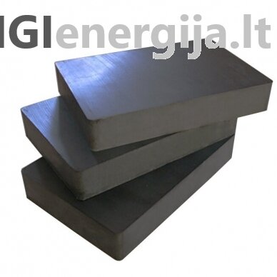 100x60x20 Y35 Block-shaped ferrite magnet