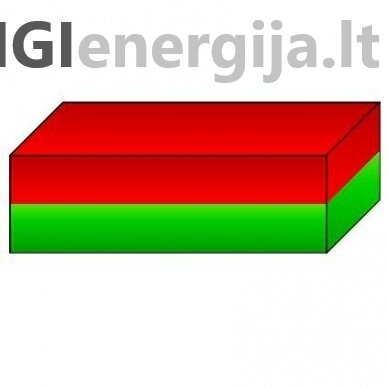 100x60x20 Y35 Block-shaped ferrite magnet 1