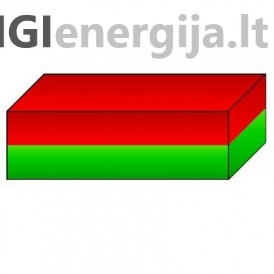 20x20x3 Y35 Block-shaped ferrite magnet 2