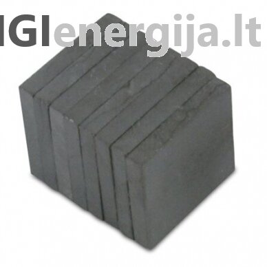 20x20x3 Y35 Block-shaped ferrite magnet 1