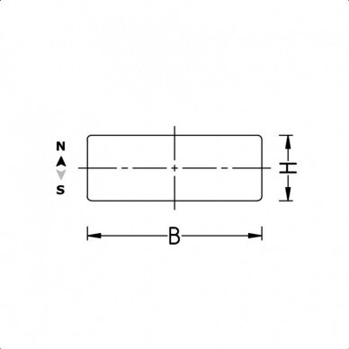 40x20x20 F30 Block-shaped ferrite magnet 3