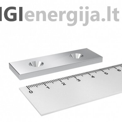 60x20xd10/5x5 N42 Неодимовый магнит