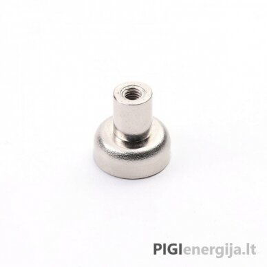 D10x5xM3in12.5 Pot magnet with screw socket