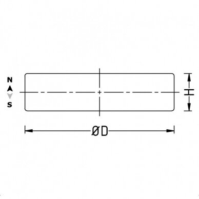 D12x4 F30 Дисковый ферритовый магнит 2