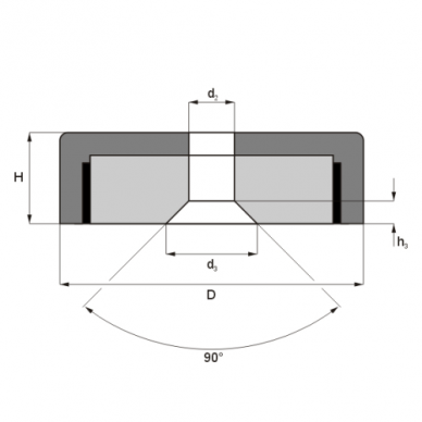 D16x6.6/3.5x4.5 Neodymium magnet 3