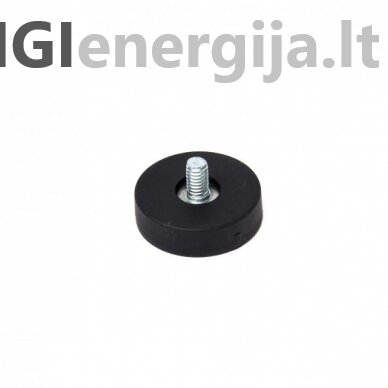 D22x12.5/M4 Rubber magnetic holder with external thread