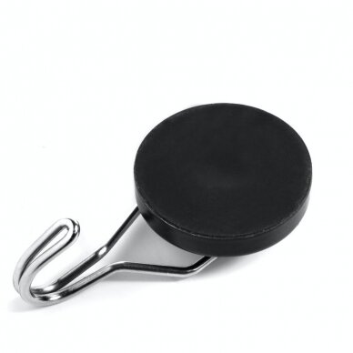 D52 Magnetic holder with hook black 3