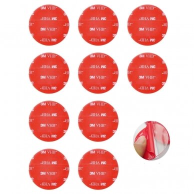 Round 3M Double Sided Adhesive Pads D30x1 (transparent)