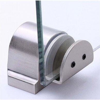 Magnetic door stop for glass doors