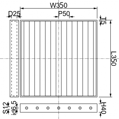 Magnetinis rėmelis-filtras NdFeb MGF350x350 1